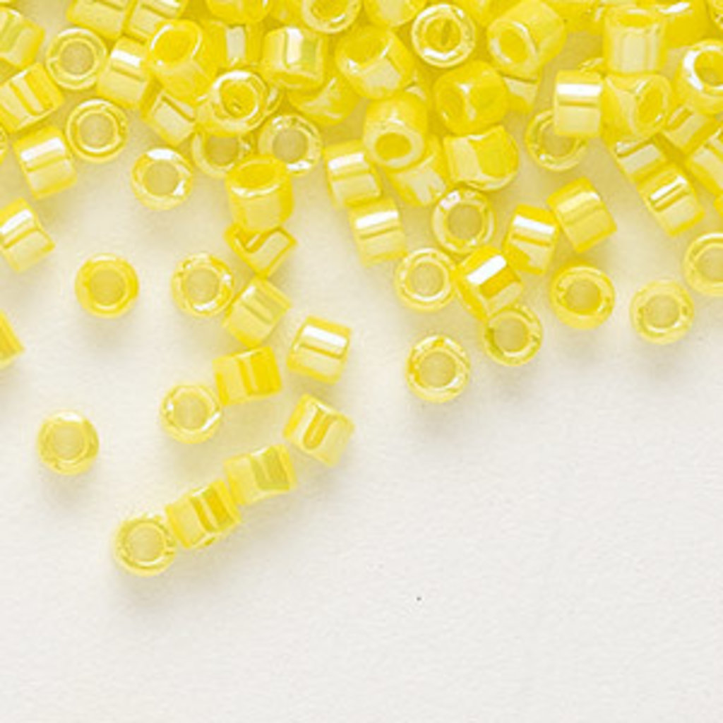 Miyuki Delica  #11 Opaque Rnbw Yellow Db0160 7.5gms