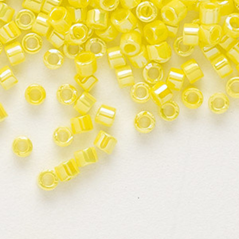 Miyuki Delica  #11 Opaque Rnbw Yellow Db0160 7.5gms