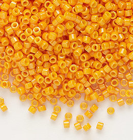 Miyuki Delica #11  Opaque Squash Yellow Db0651     7.5gms