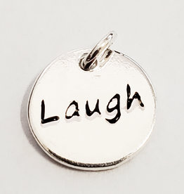 Bead World Laugh Sterling Silver Pendant 10mm