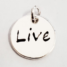 Bead World Live Sterling Silver Pendant 10mm