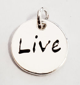 Bead World Live Sterling Silver Pendant 10mm