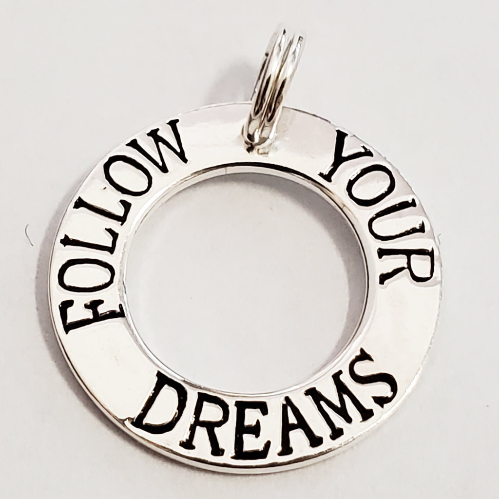 Bead World Follow Your Dreams Sterling Silver Pendant 18mm