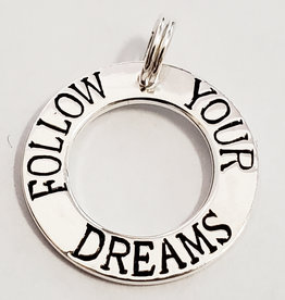 Bead World Follow Your Dreams Sterling Silver Pendant 18mm