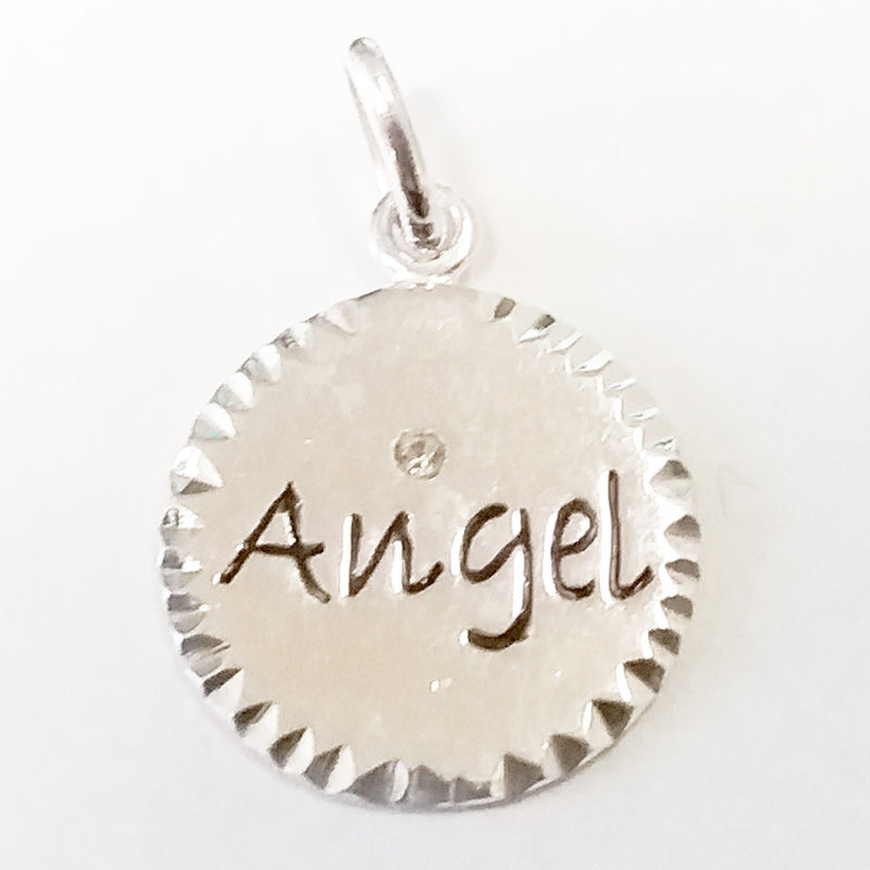 Bead World Angel Sterling Silver Pendant 14mm