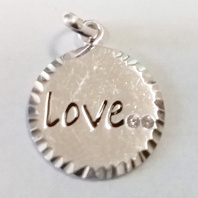 Bead World Love Sterling Silver Pendant 14mm