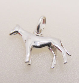 Bead World 3D Horse Sterling Silver Pendant 20x14mm