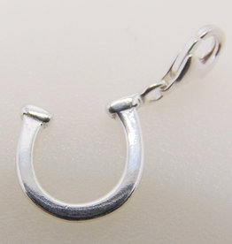 Bead World Horse Shoe Sterling Silver Pendant 12x13mm