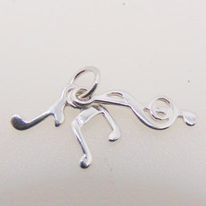 Bead World Music Notes Sterling Silver Pendant