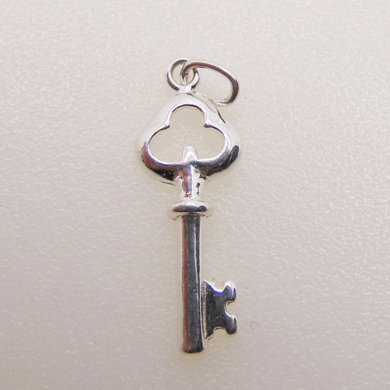 Bamiyan Club Key Sterling Silver Pendant 8x20mm