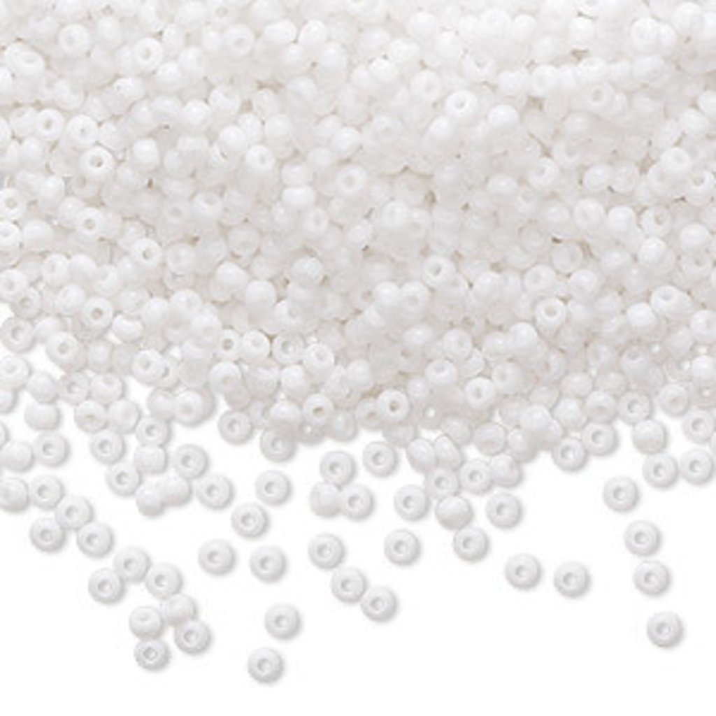 Preciosa Sb#11 Loose Opaque White 50gm pkg.