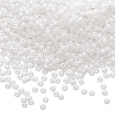 Preciosa Sb#11 Loose Opaque White 50gm pkg.
