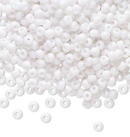 Preciosa Sb#8 Loose Opaque White 50gm pkg.