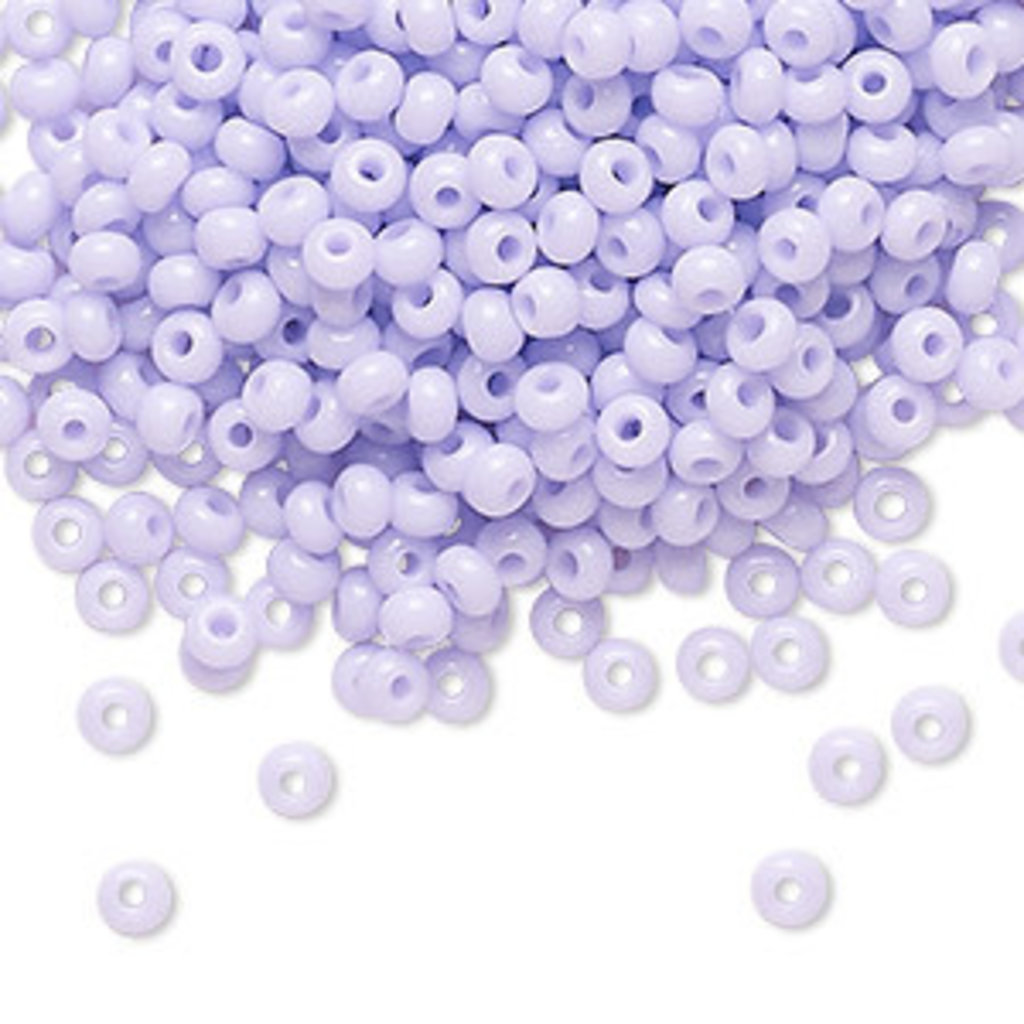 Preciosa Sb#8 Loose Opaque Lavender 50gm pkg.