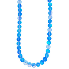 Bead World Matte Rainbow Mermaid Glass Beads 14"Strand