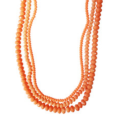 Faceted Glass Beads 36" Strand