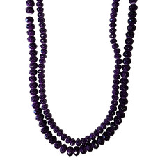 Faceted Glass Beads 36" Strand