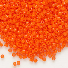 Miyuki Delica #11   Opaque Orange Db0722     7.5gms