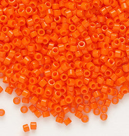 Miyuki Delica #11   Opaque Orange Db0722     7.5gms