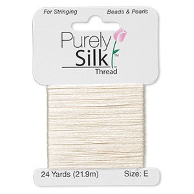 Purely Silk Thread Silk Ecru E 24Yrds