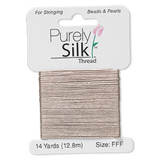 Purely Silk Thread Silk Grey Fff Card