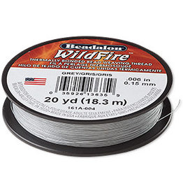 Beadalon Beadalon WildFire Grey .006/0.15mm 10LB 20yd