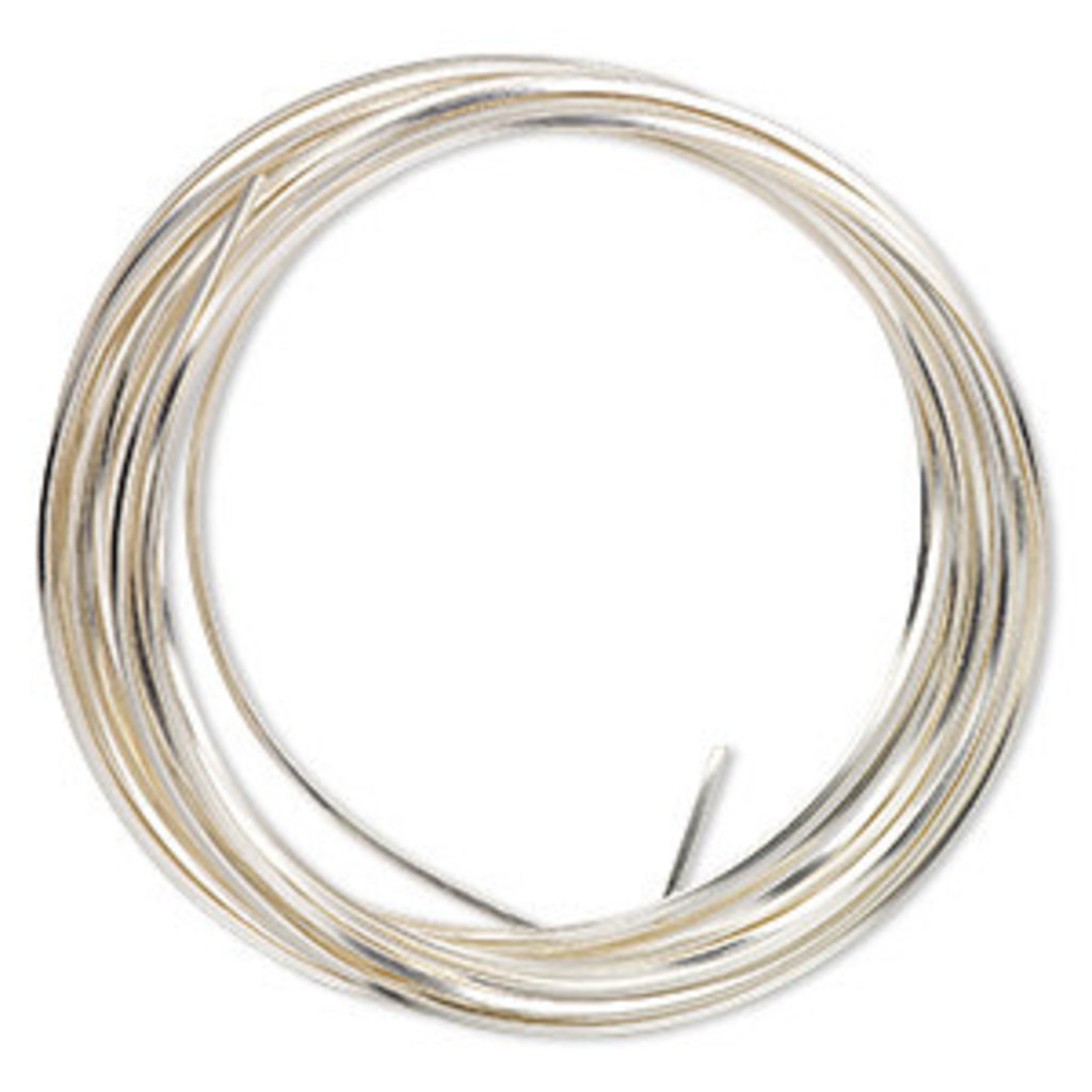 ParaWire ParaWire Silver-Plated Copper Square Wire 18Gauge 4Yards