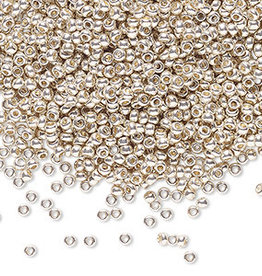 Sb#11 Loose Opaque Metallic Silver Clear 50gm pkg.