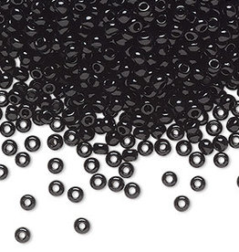 Preciosa Sb#8 Loose Opaque Black 50gm pkg.