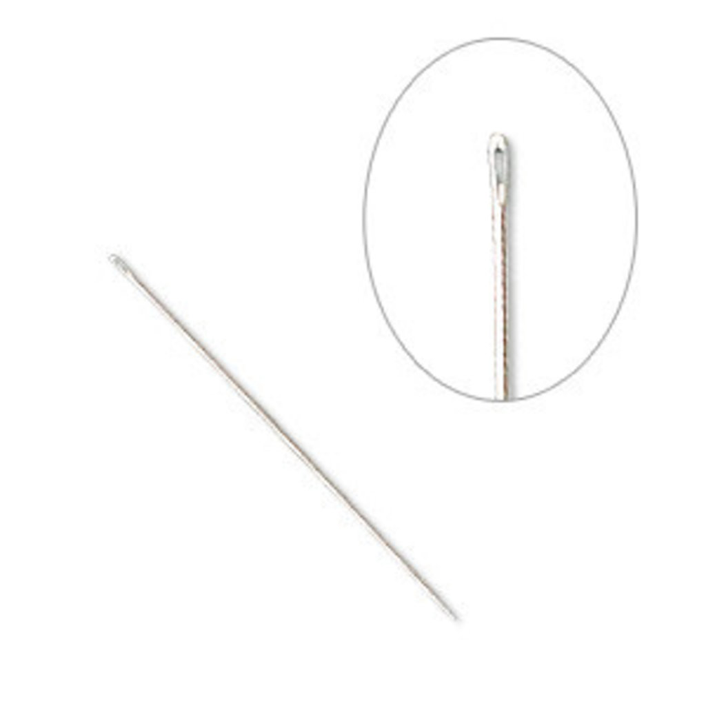 Glovers John James Nickel-Plated Steel Beading Needle #11 25Pcs