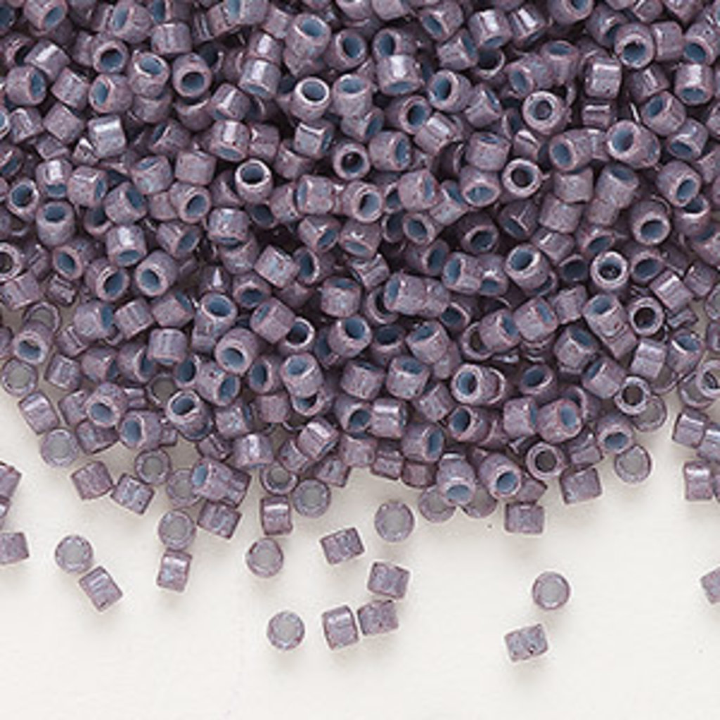 Miyuki Delica #11   Lt Blue Mulberry Dyed  Db0662    7.5gms