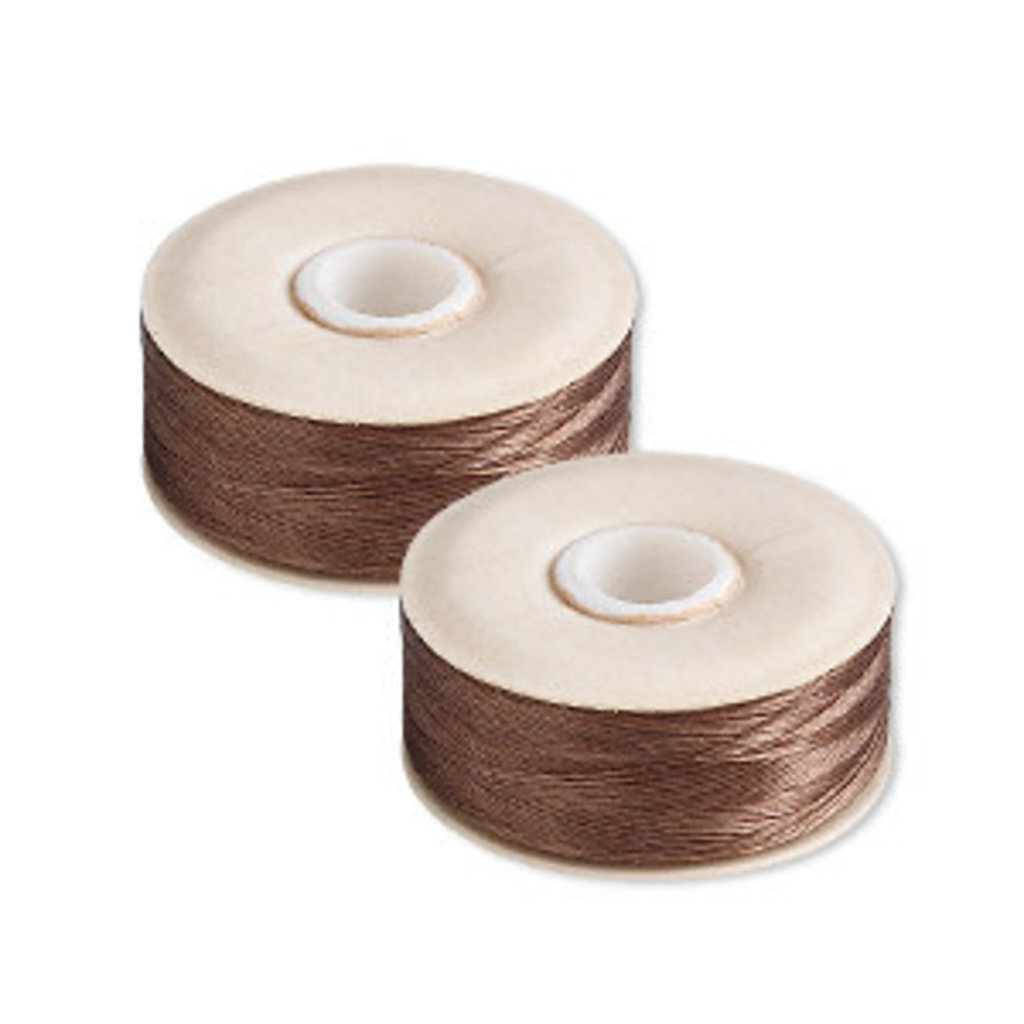 Nymo Thread Nymo Brown #0 pkg of (2) 90-yard bobbins