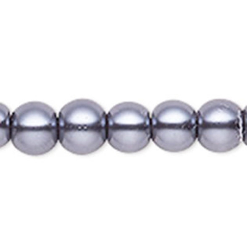 Bead World Glass Pearl Silver