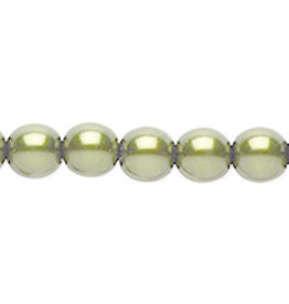 Bead World Glass Pearl Chartreuse