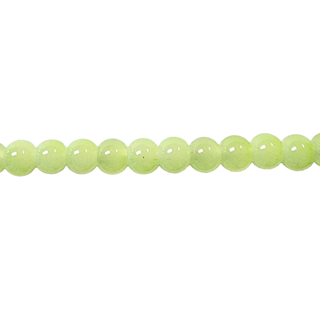 Glass Bead Translucent Lime Green
