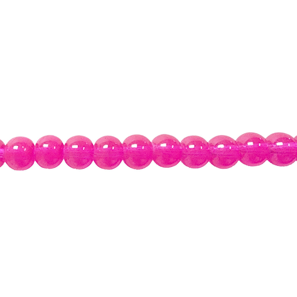 Glass Bead Translucent Magenta