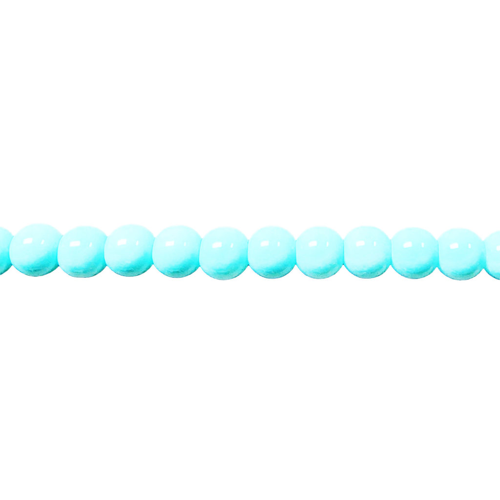 Glass Bead Opaque Pale Turquoise
