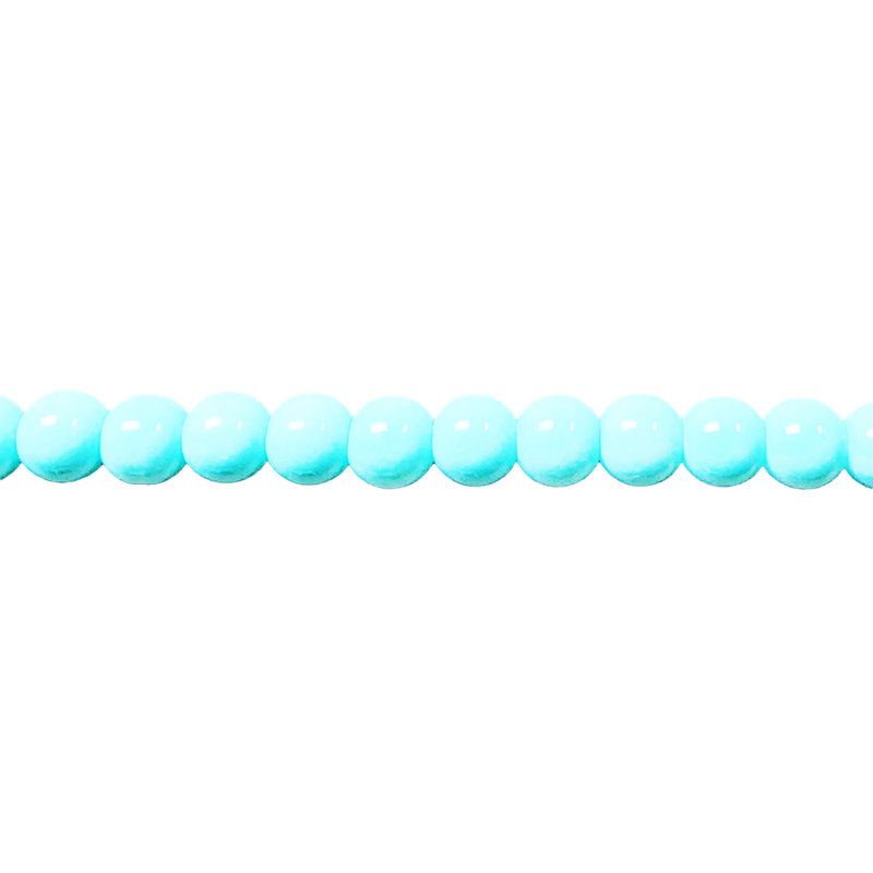 Glass Bead Opaque Pale Turquoise