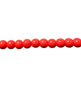 Glass Bead Opaque Scarlet Red