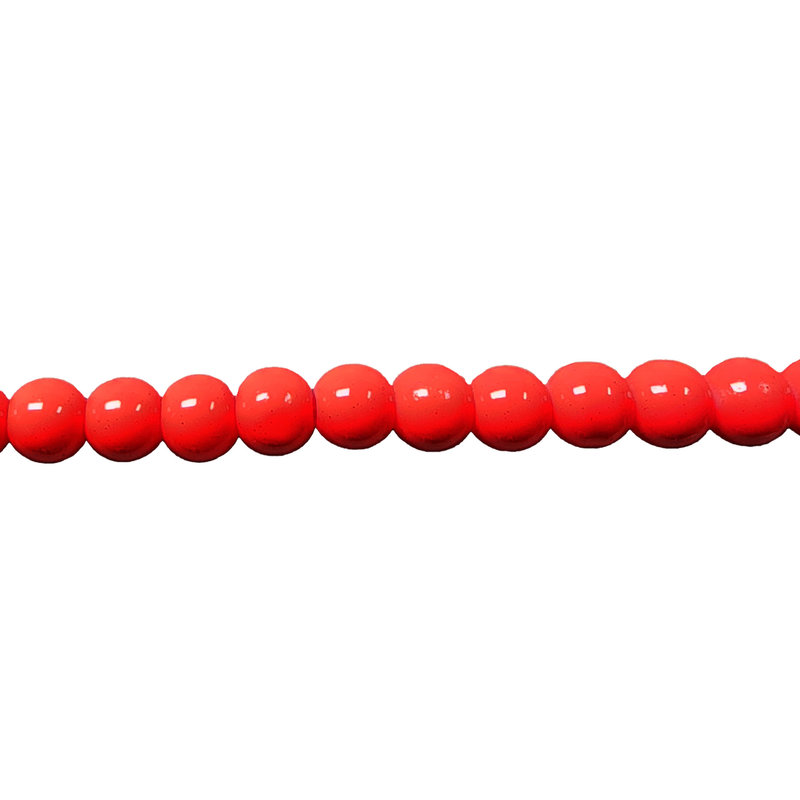 Glass Bead Opaque Scarlet Red