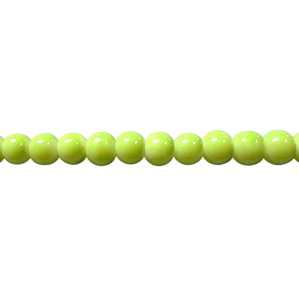 Glass Bead Opaque Chartreuse