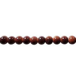 Glass Bead Opaque Brown