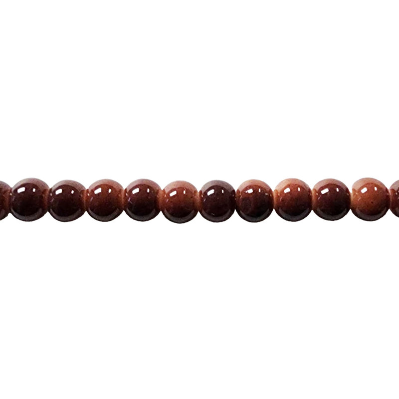 Glass Bead Opaque Brown