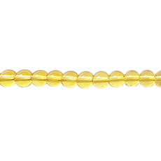 Glass Bead Transparent Yellow