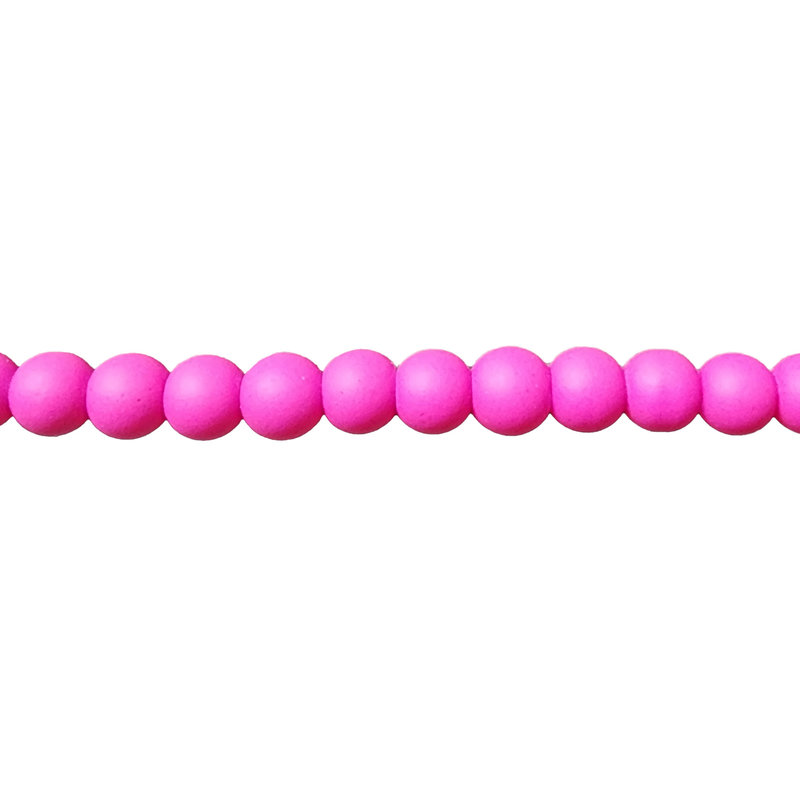 Glass Bead Opaque Matte Magenta