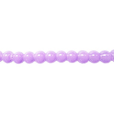Bead World Glass Bead Strand Translucent Light Purple