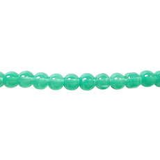 Bead World Glass Bead Strand Translucent Light Green