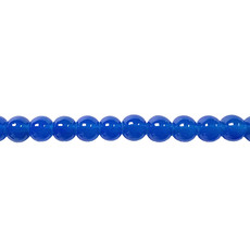 Bead World Glass Bead Strand Translucent Blue