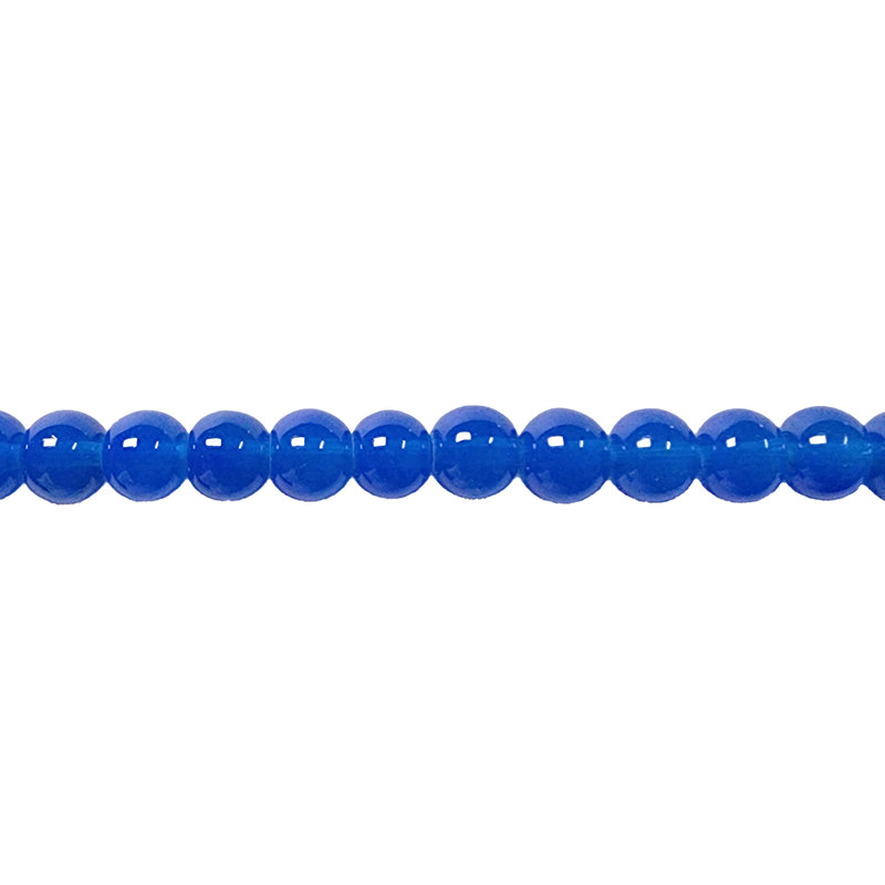 Bead World Glass Bead Strand Translucent Blue