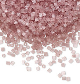 Preciosa SB#11 Loose Hex 2-Cut TL Satin Solgel Dyed Brown 50gm pkg.